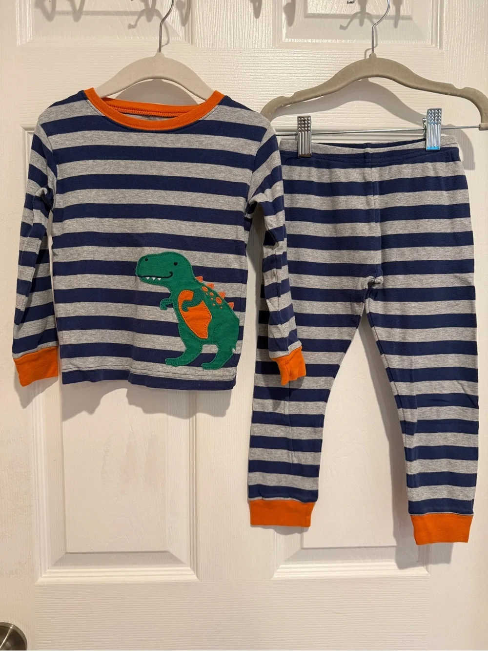 Carter's 4T Long Sleev Pajama Bundle Boys Dinosaur Construction Sleepwear 4 Sets